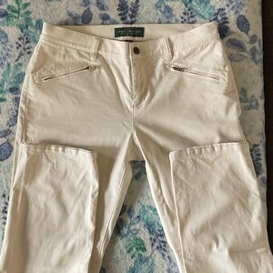 Lauren Ralph Lauren Off-White Petite Jeans